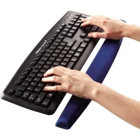 Fellowes Reposamuñecas para Teclado Memory Foam Azul Zafiro